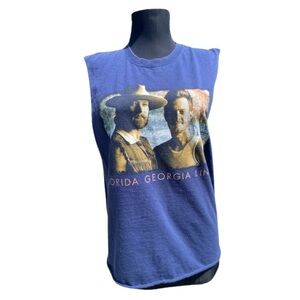 Florida Georgia Line HANES Concert Cut Muscle Tee M